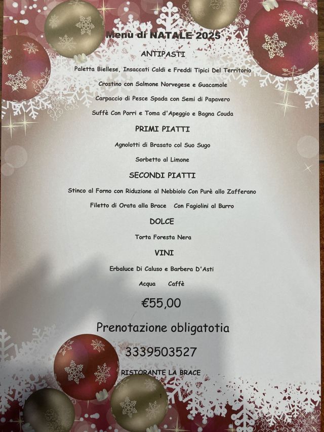 PRANZO DI NATALE 2025